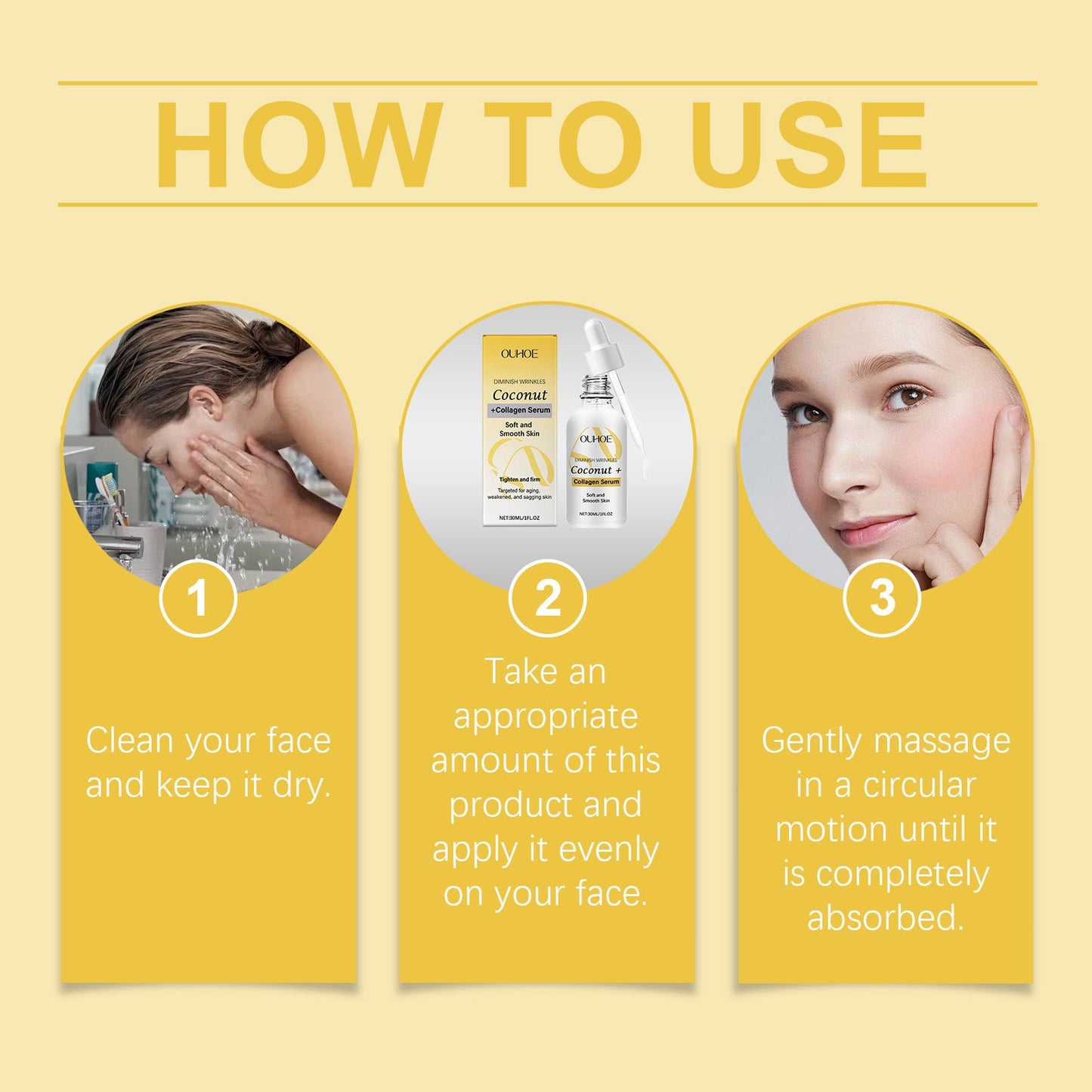 Hyaluronic Acid Facial Essence Gentle Moisturizing Moisturizing Gloss Sensitive Dry Mild Essence - Korvel