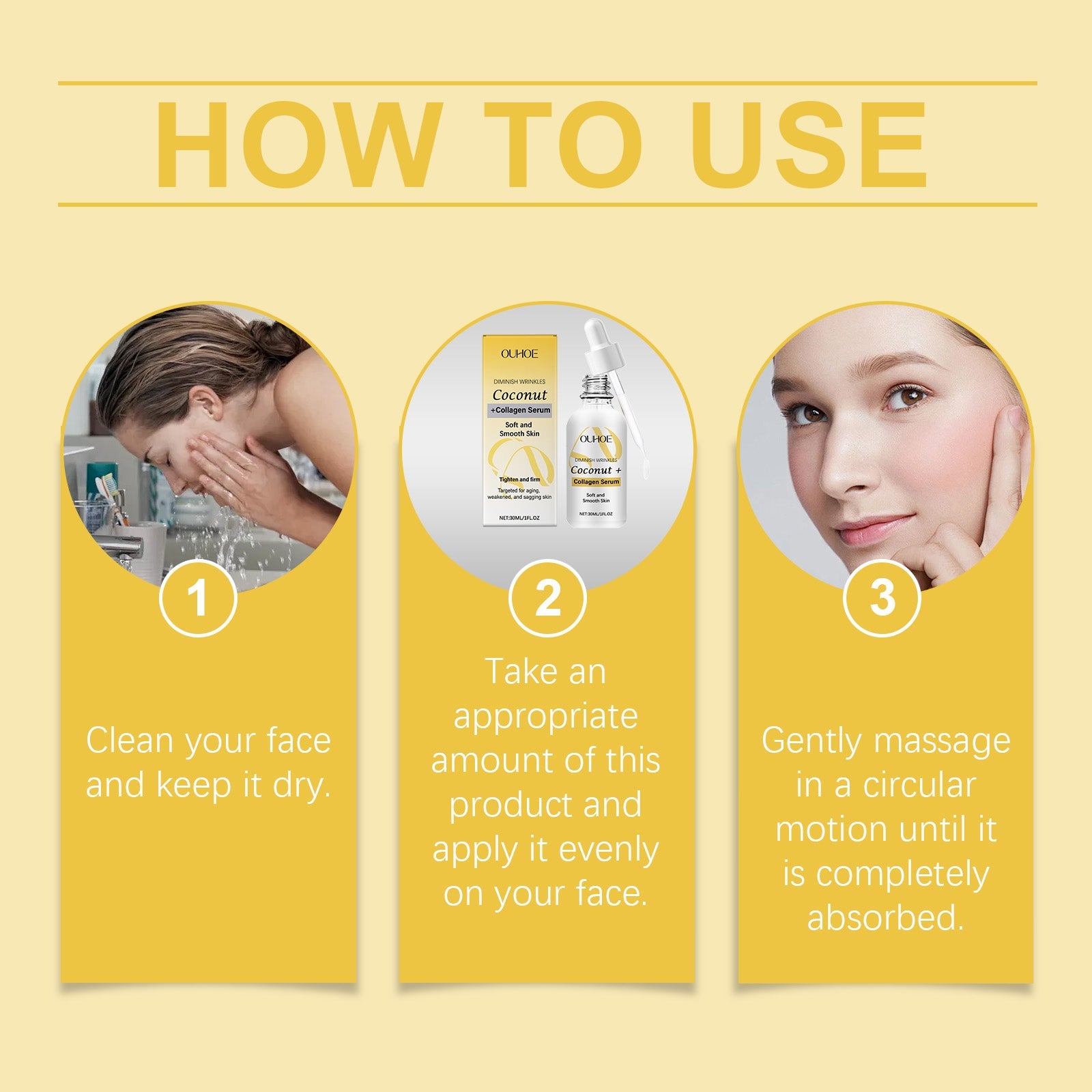 Hyaluronic Acid Facial Essence Gentle Moisturizing Moisturizing Gloss Sensitive Dry Mild Essence - Korvel