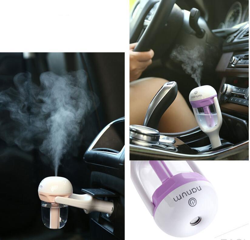 Car charger Humidifier Mini Air Purifier Aroma Diffuser Auto Air Freshener Aromatherapy - Korvel