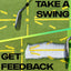 Golf Training Mat Golf Batting Mat New Swing Track Mat Golf Swing Practice Mat Trace Directional Mat - Korvel