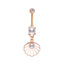 Navel Ring Creative Bat Bee Navel Buckle Navel Ring Body Piercing Jewelry - Korvel