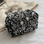 Sequin Chain Drawstring Bucket Bag - Korvel