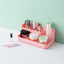 1pc Desktop Sundries Finishing Container Cosmetic Storage Partition Box Makeup Holder Stand Toiletries Plastic Case Organizer - Korvel
