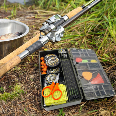 Portable Fishing Tackle Box with Magnetic Compartments