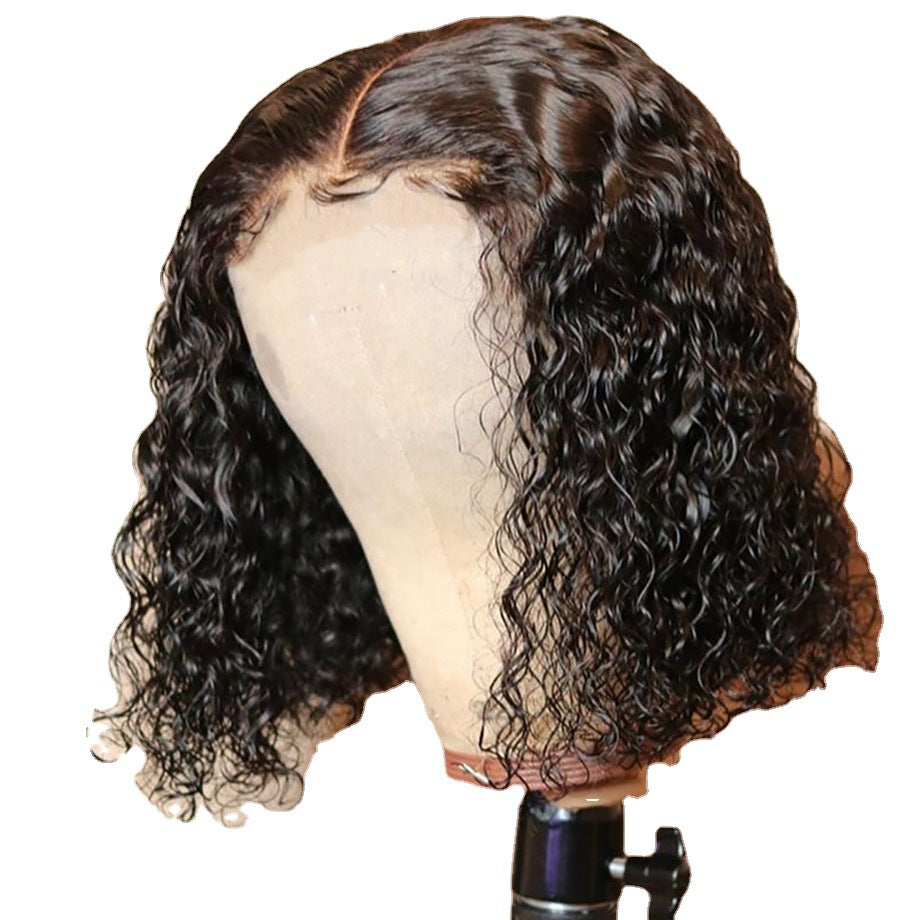 Perruque Courte Bouclée pour Femmes - Style Européen & Américain