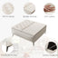 35 inch Wide Square storage benches Coffee Table with Lift Top Oversized Storage Ottoman in Upholstered for Living Room - Korvel