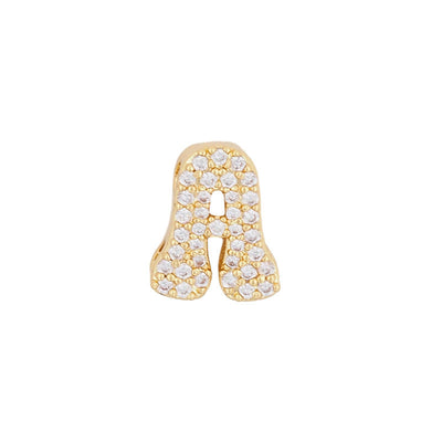 Elegant Gold Letter Pendant for DIY Jewelry