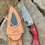 Precision Hunting Skinning Knife – 10" Damascus Steel Blade with Elegant Pakkawood Handle & Leather Sheath - Korvel