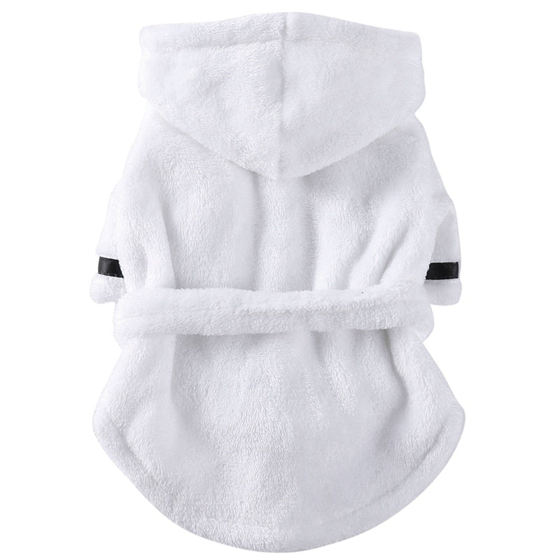 Pet Bathrob Dog Pajamas Sleeping Clothes Soft Pet Bath Drying Towel Clothes winter Warm pajamas for Puppy Dogs Quick Drying - Korvel