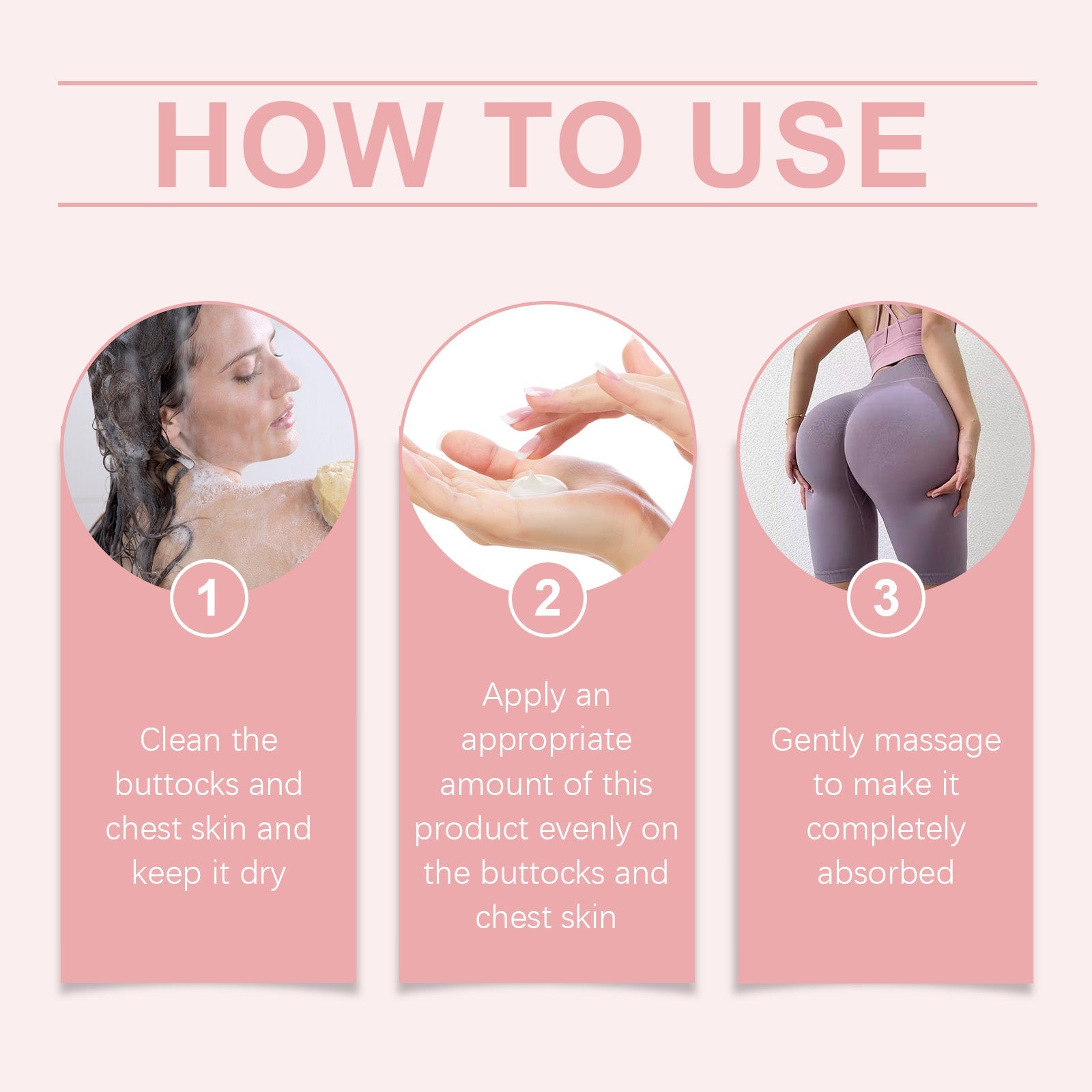 Oceaura Breast Care Cream Breast Moisturizing, Firming, Smoothing And Nourishing Butt Skin Body Care Cream - Korvel