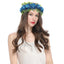 Handmade Velvet Flower Wreath - Adjustable Hair Accessory