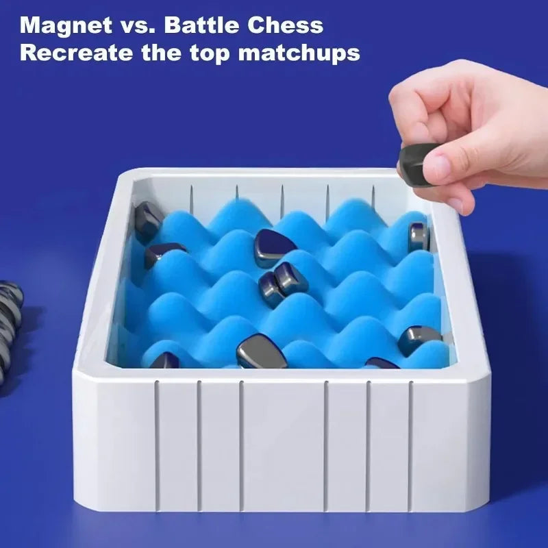 Juego de Ajedrez Magnético - Juego de Estrategia Atractivo para Todas las Edades