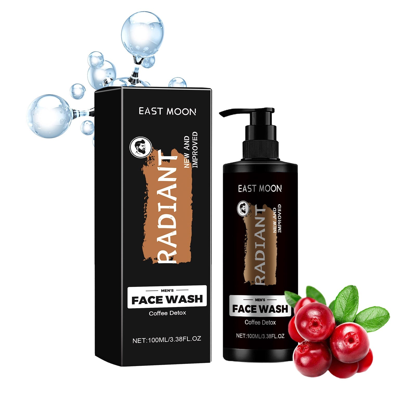 Face Wash, Deep Clean Pores Cutin Containment Haun White Moisturizing Repair Skin Dark - Korvel