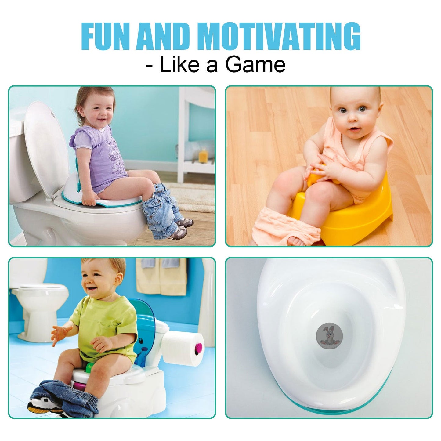 Potty Training Stickers Children's Potty Pee Training Cartoon Personality Paper Assisted Reward Stickers - Korvel