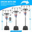Portable Basketball Goal System with Stable Base and Wheels