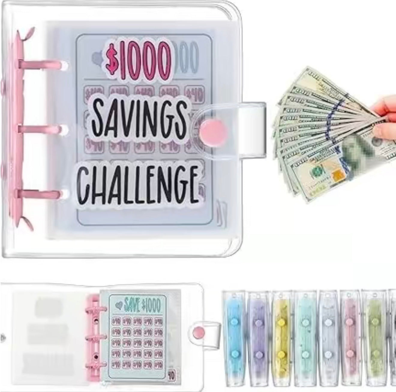 CashStash Challenge Binder - Organize Your Savings
