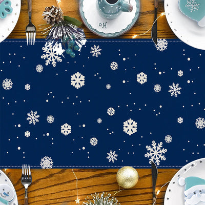 Dwarf Christmas Table Flag Living Room Festival Tablecloth Home Cabinet Decoration Tablecloth Mat Tea Flag - Korvel