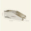 Cream hair dryer storage rack, non perforated wall mounted bathroom hair dryer rack, hair dryer holder, bathroom rack - Korvel