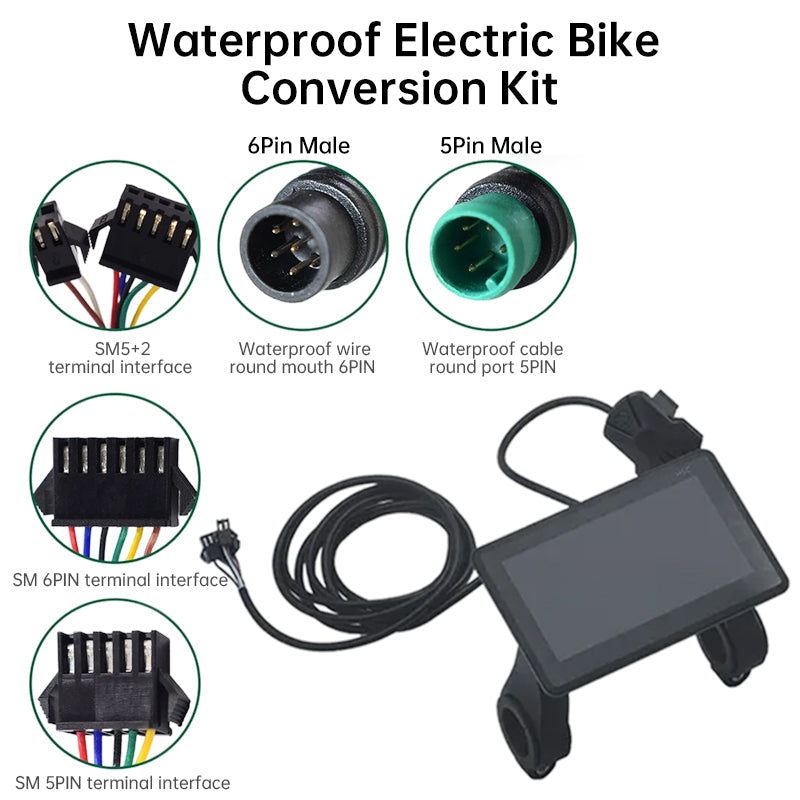 Waterproof Color LCD Meter H6C for E-Bikes