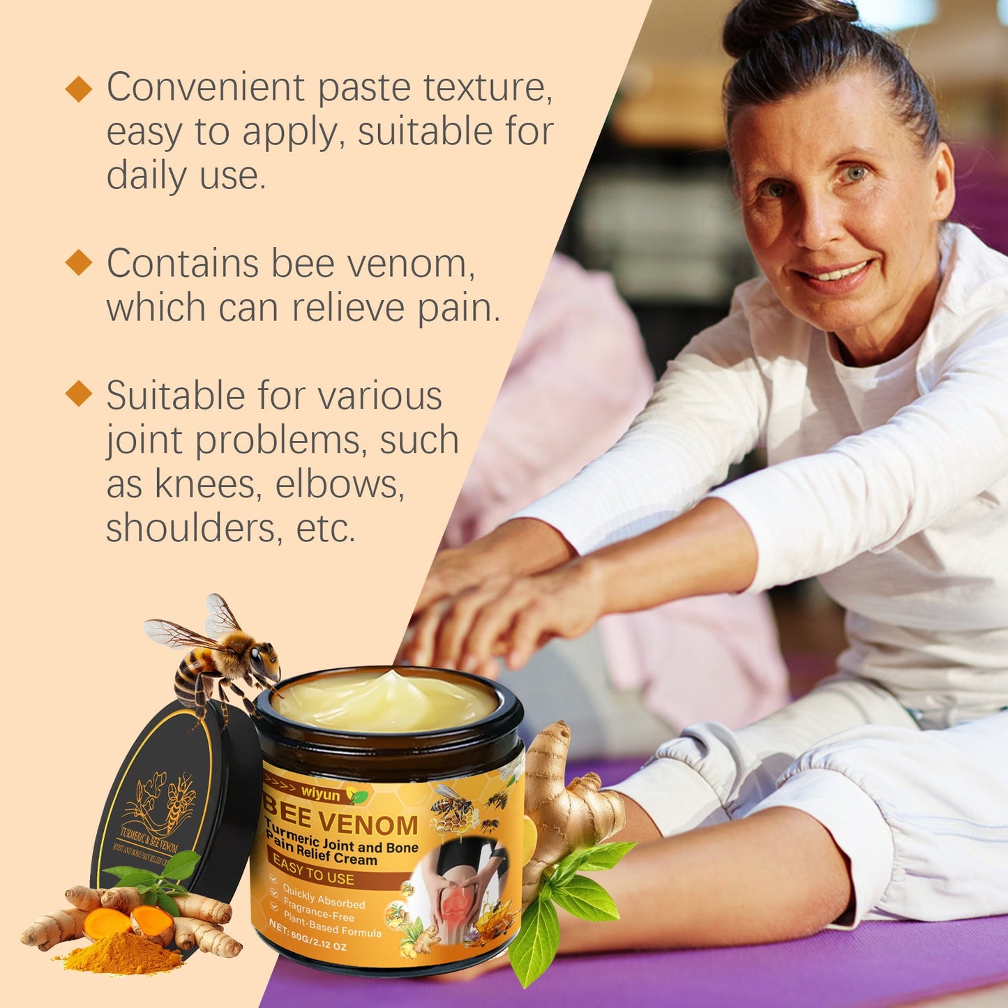 Joint Relief Cream Soothes Daily Joints And Muscles To Boost Vitality Gently Apply Body Care Cream - Korvel