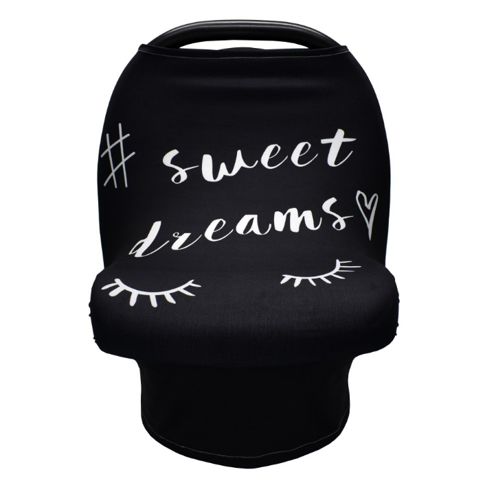 Multifunctional Stretchy Baby Car Seat Cover & Nursing Cover