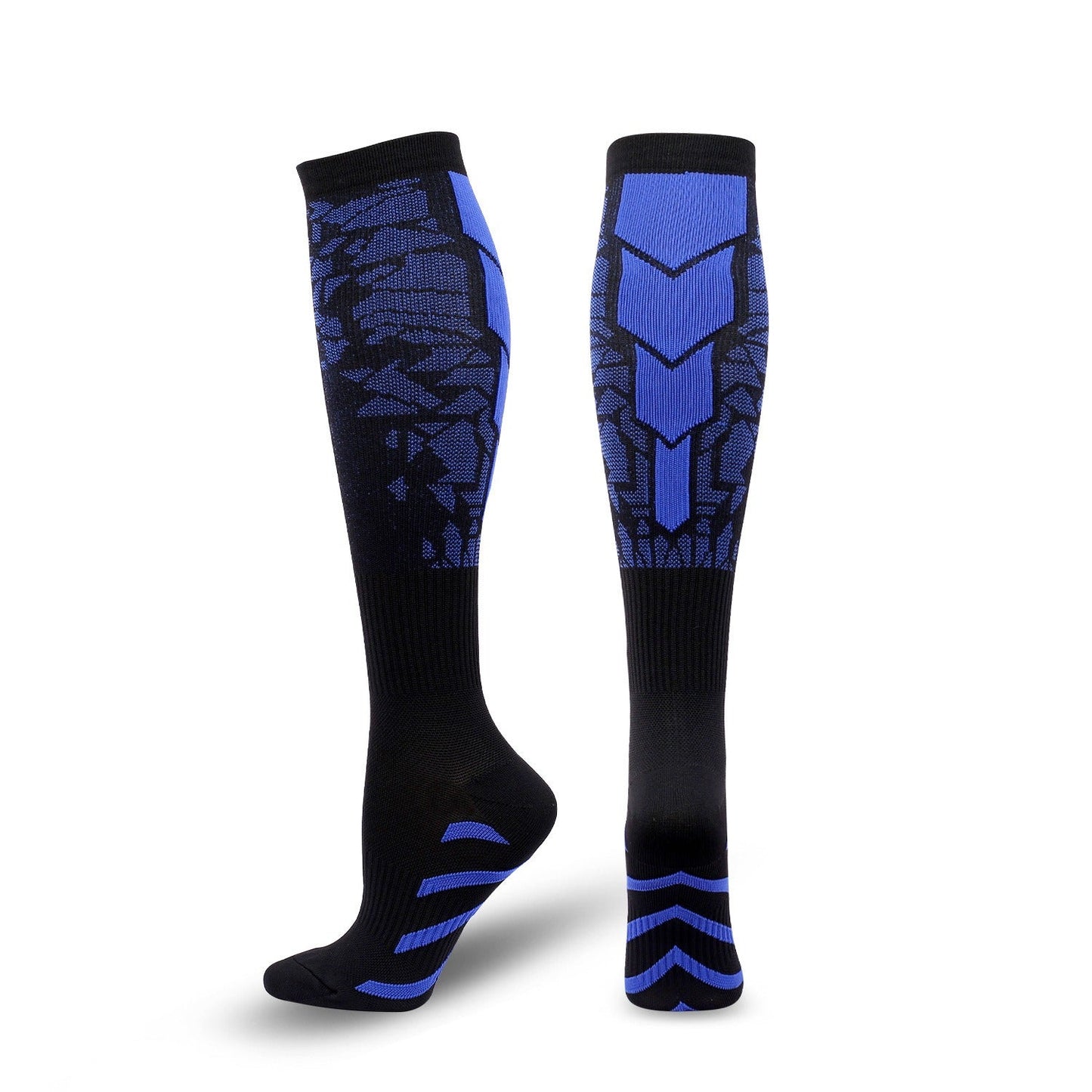 Valentine's Day Hot selling Pressure Socks Set with Black Heart Shaped Calf Socks and Heart Shaped Running Socks - Korvel