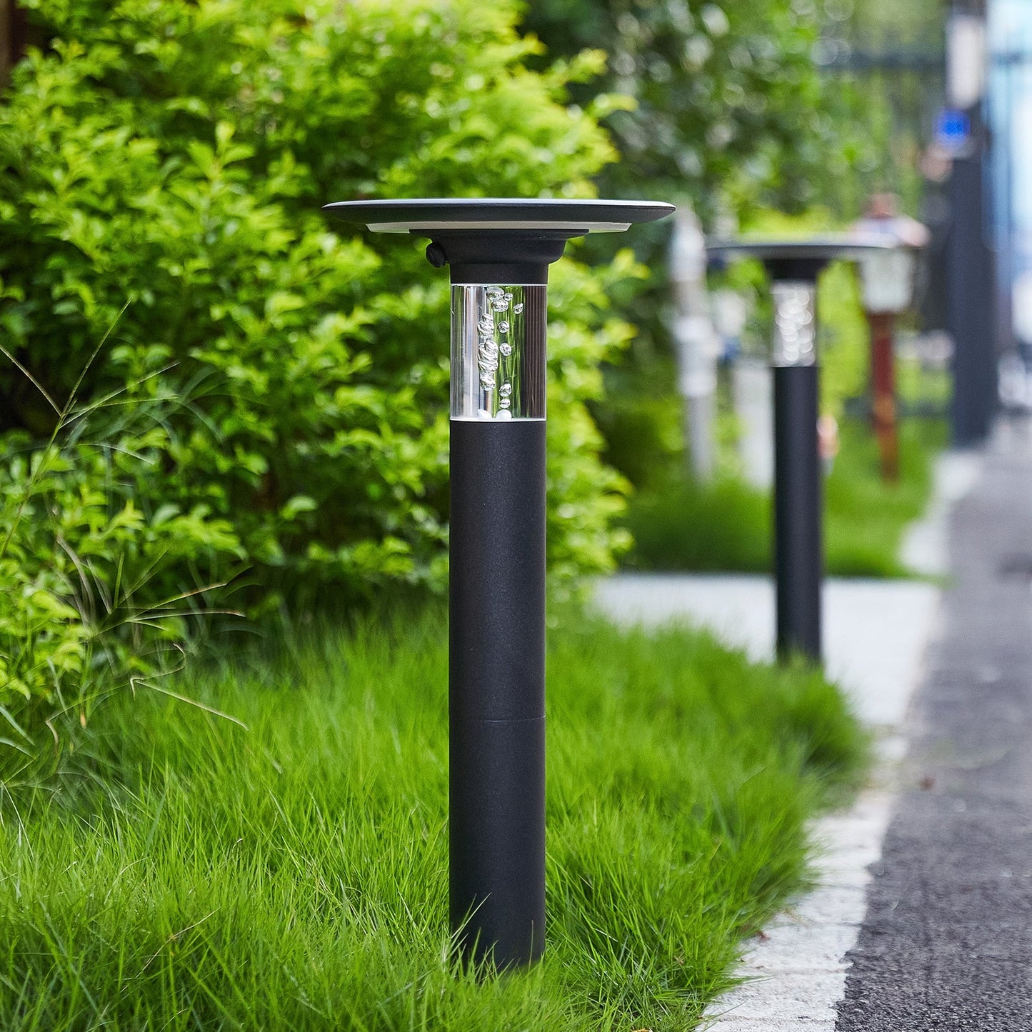 Solar Lawn Light With Dimmable LED - Korvel