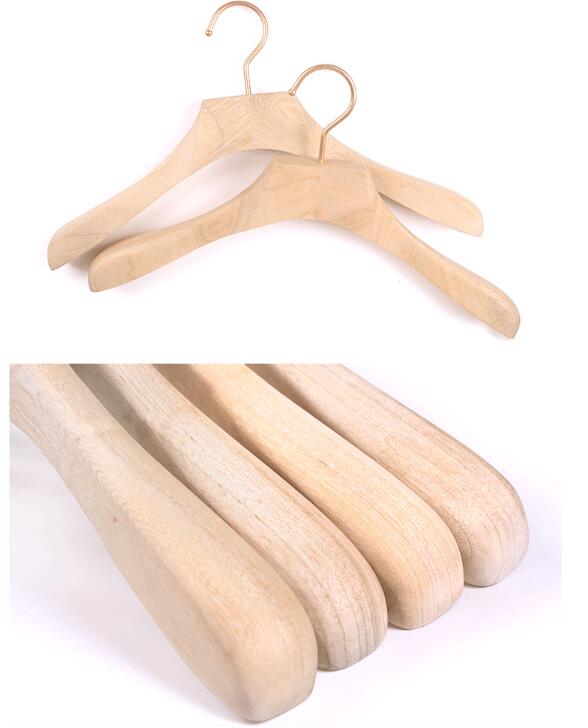 1PCS Household clothes hanging wooden anti-slip clothes rack - Korvel