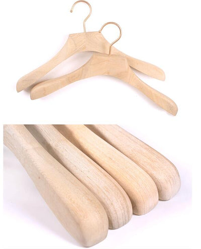 1PCS Household clothes hanging wooden anti-slip clothes rack - Korvel