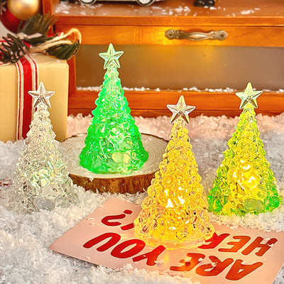 Christmas Star LED Night Light - Festive Desktop Ornament