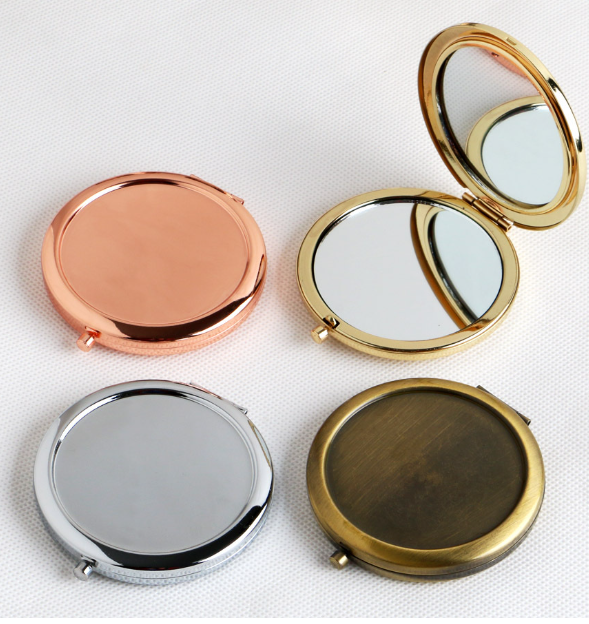 Mini Pocket Cosmetic Compact Mirror Foldable Double Sides Pocket Mirror Girl Beauty Tools - Korvel