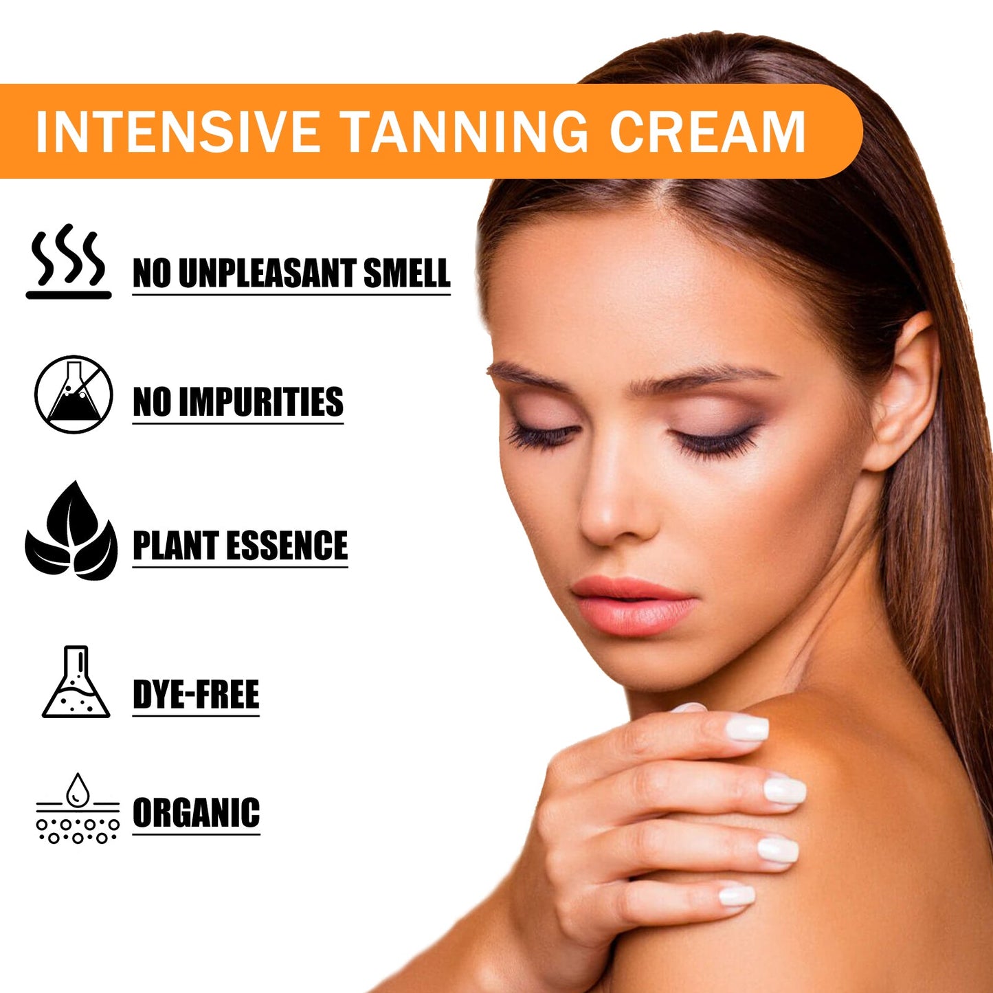 Tanning Cream, Outdoor Beach Tanning Helps Tan Wheat Tan Moisturizes Skin And Helps Tan Skin - Korvel