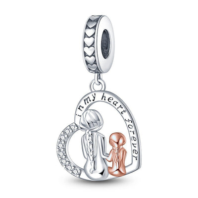 Heart-Shaped Blessing Pendant for Mother's Day