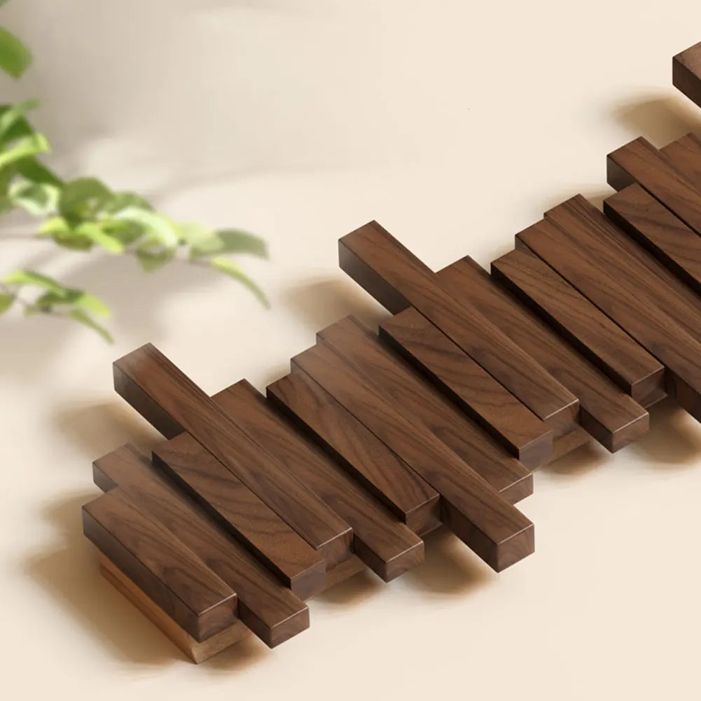 Elegant Wooden Piano Coat Rack for Stylish Organization
