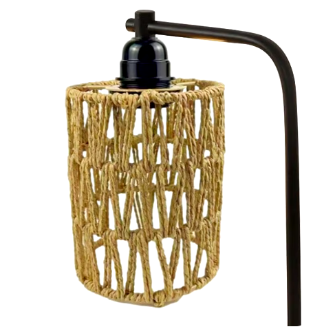 Paper rope lampshade hand woven bamboo lampshade Bohemian style lampshade ﻿ - Korvel