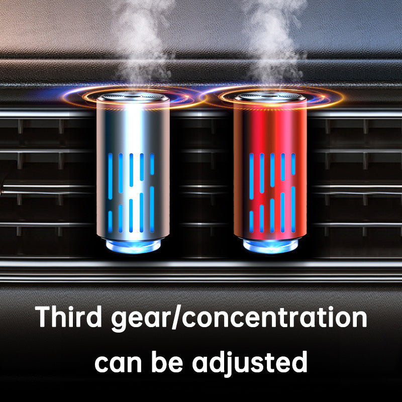 Smart Car Air Freshener Aromatherapy Machine with 3 Spray Modes Auto On/Off Rechargeable Intelligent Car Aroma Dispenser Kit - Korvel
