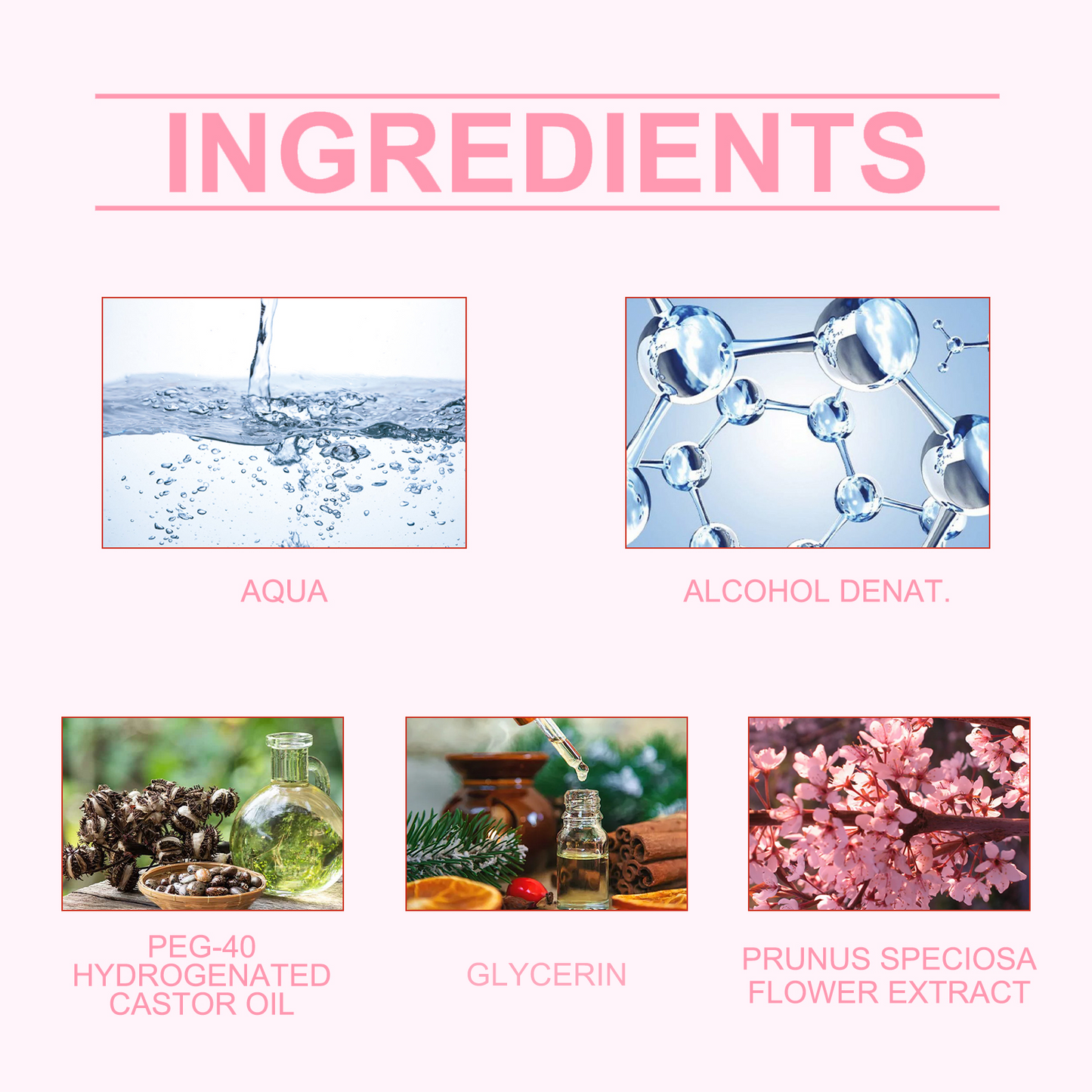 Spray de Eau De Parfum para Cuerpo y Cabello de Flor de Cerezo