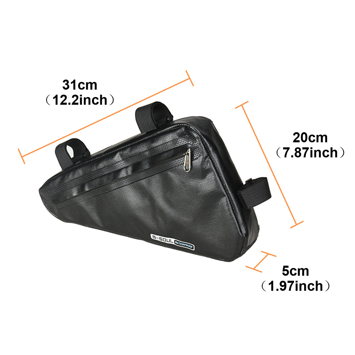 B-SOUL Large Capacity Waterproof Bicycle Triangle Bag
