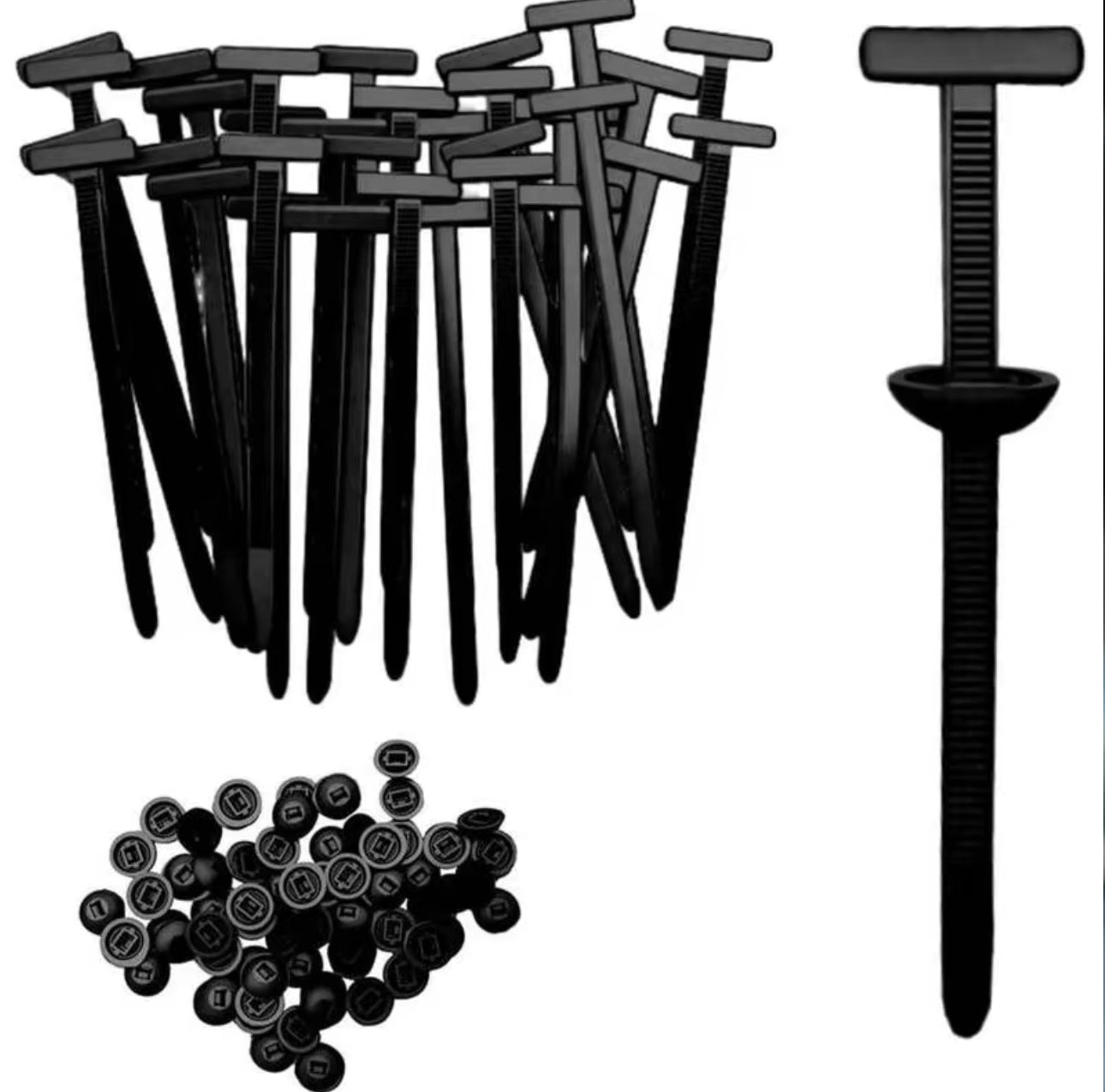 ZipLock Pro Heavy Duty Cable Ties - 50PCS Set
