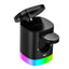 3 In 1 Magnetic Wireless Fast Charger For Smart Phone RGB Ambient Light Charging Station For Airpods IWatch - Korvel