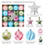 Christmas decoration 6cm electroplated ball plastic ball special-shaped painted Christmas ball gift Christmas tree pendant - Korvel