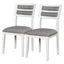 Ensemble de salle à manger TREXM Classic 6 pièces - Blanc et gris