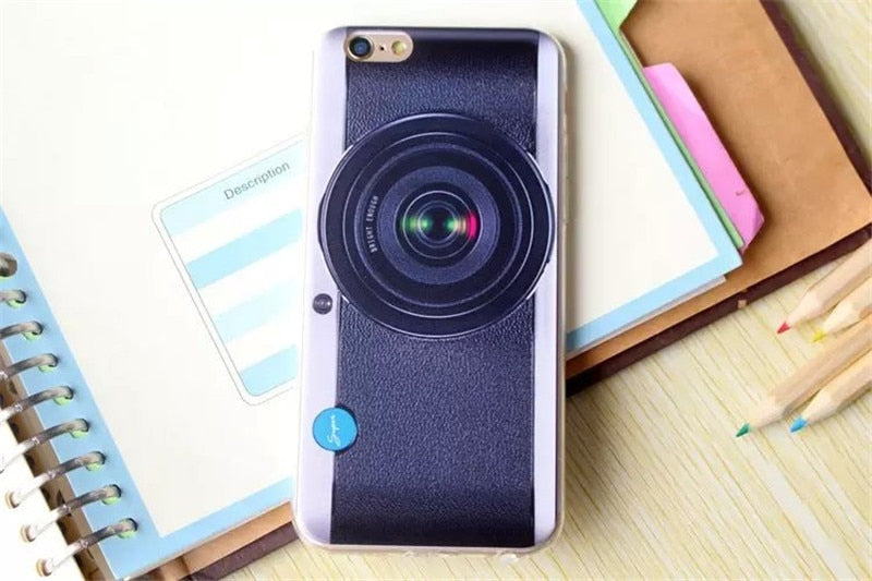 Cassette Tape Tpu silicone Case For Coque Apple iPhone 5 5s se 6 6s 6plus 6s PlusCases Camera Back Cover Capinha Vintage Fundas - Korvel