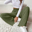 Ribbed High Waist Pants