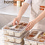 Design Sealed Snackle Storage Box With 9pcs Divider Plastic Divided Veggie Tray With Lid And Handle - Korvel