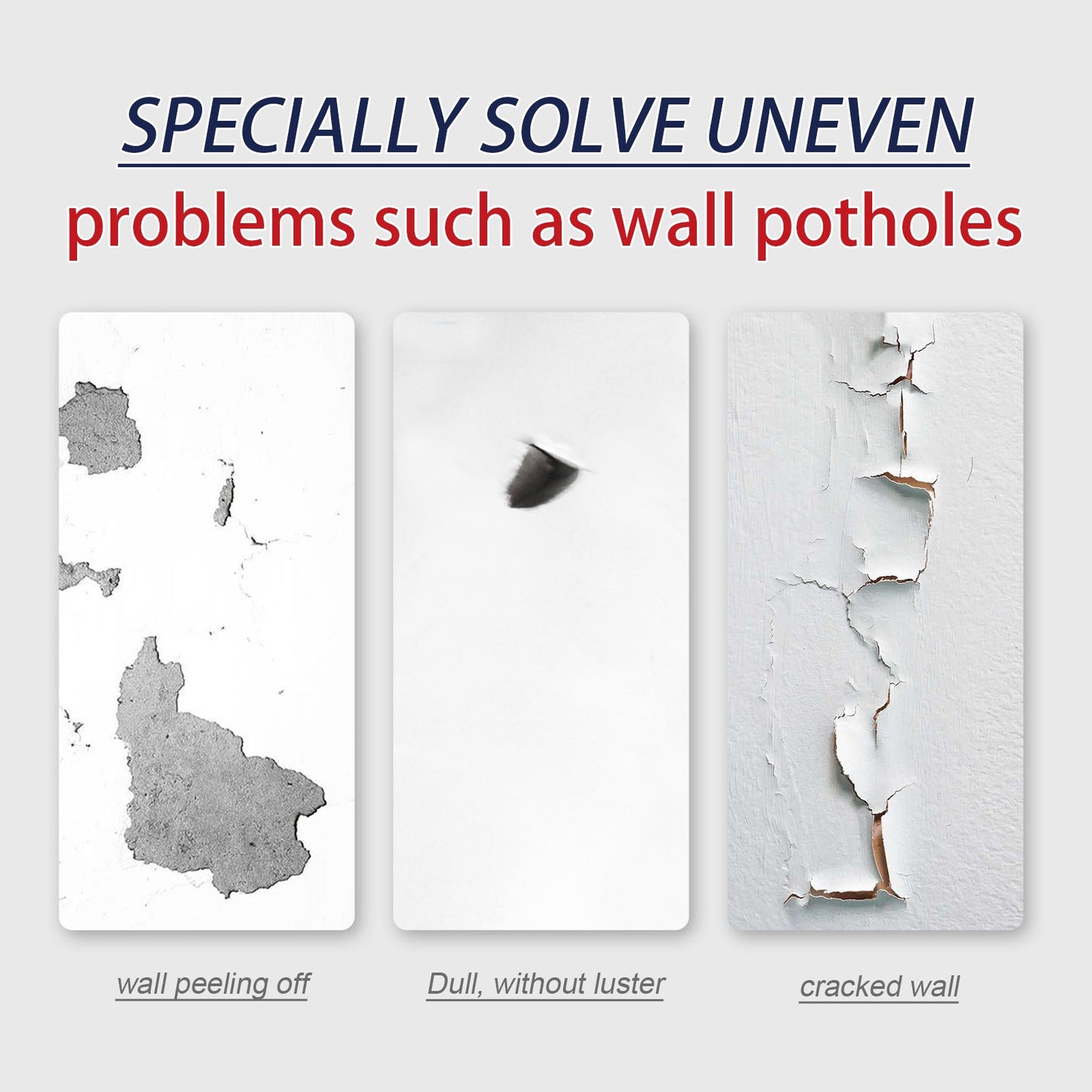 Wall Repair Paste Household White Wall Renovation Repair Paste Moisture Resistant Mildew Waterproof Interior Wall Repair - Korvel