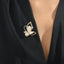 New hollow out fashionable imitation mother of pearl butterfly brooch, suit jacket, clothing accessories, pins - Korvel