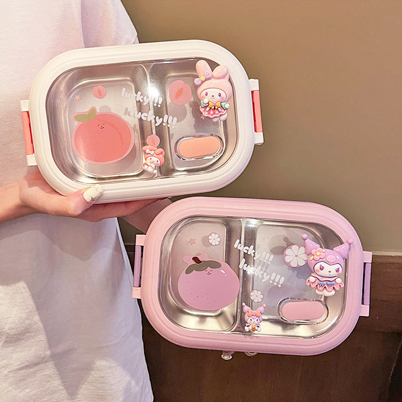 Cute portable stainless steel lunch box lunch box lunch box - Korvel