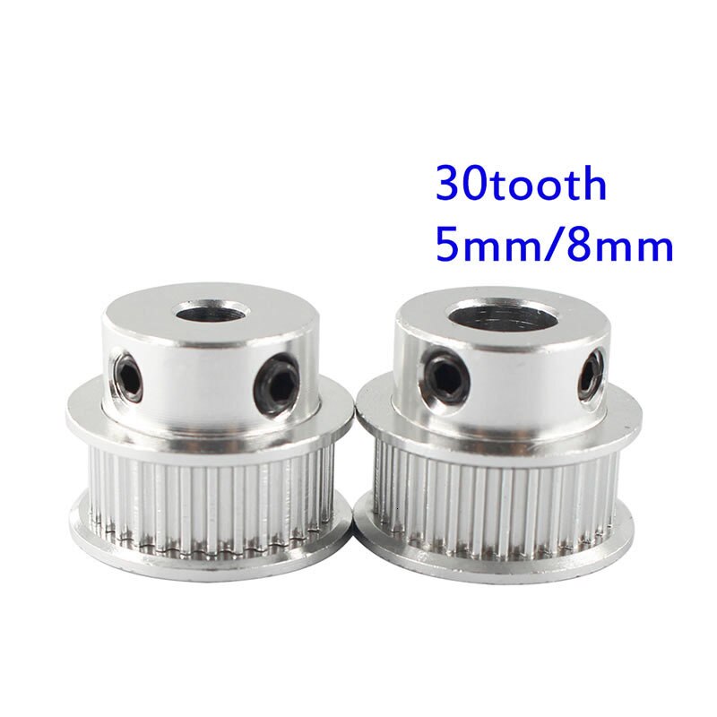 Poulie de synchronisation GT2 - Options de 30, 36, 40 et 60 dents pour imprimantes 3D