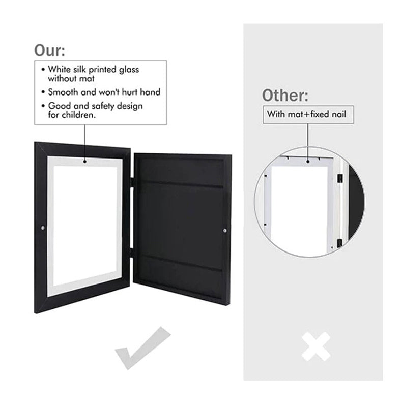 Children Art Frames Magnetic Front Open Changeable Kids Frametory for Photo Drawing Paintings Pictures Display - Korvel
